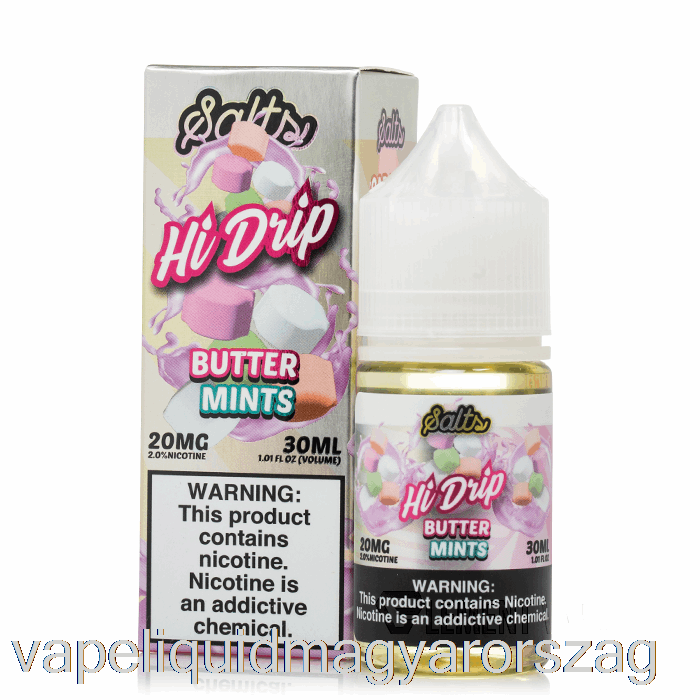 Vaj Menta - Hi-drip Salts - 30ml 50mg Vape Folyadék